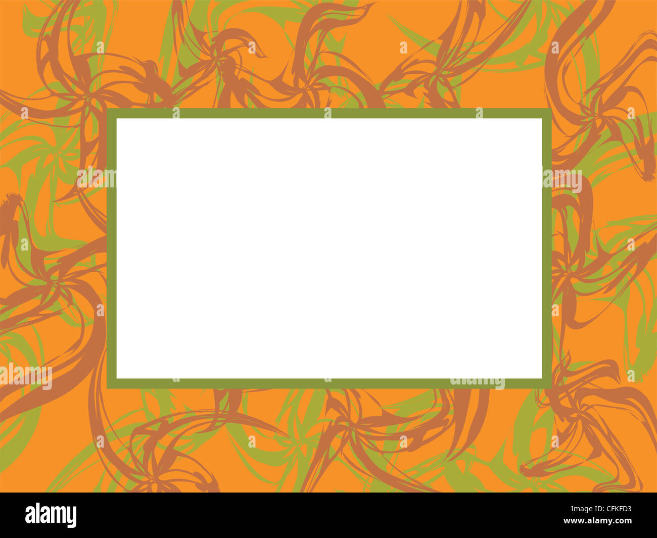 Original vector frame, illustration, postcard Stock Photo - Alamy