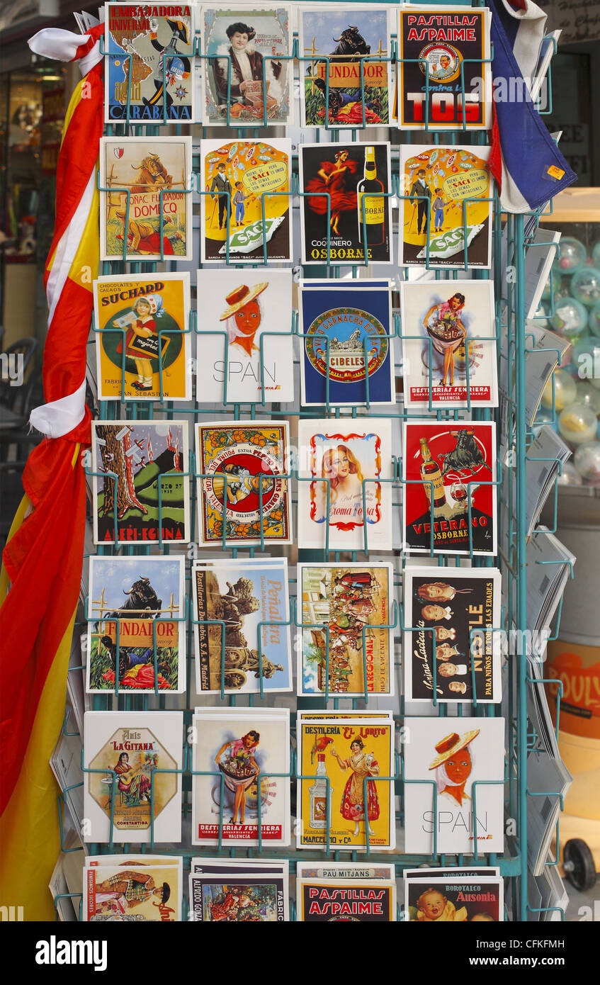 Spanish old postcards, Spain Stock Photo Alamy