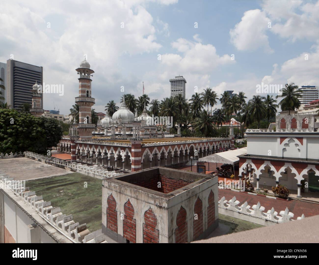 Masjid Jamek kuala lumpur Stock Photo