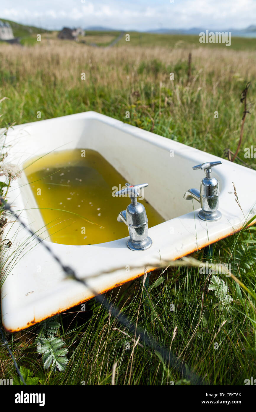 https://c8.alamy.com/comp/CFKT6K/an-old-bath-tub-is-recycled-to-be-used-as-a-water-trough-for-farm-CFKT6K.jpg