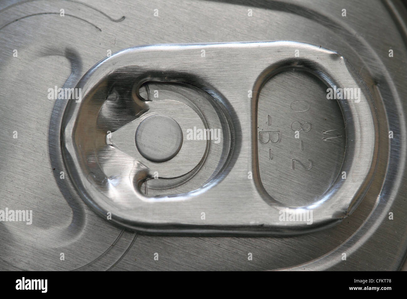 Close up of drinks can ring pull Stock Photo Alamy