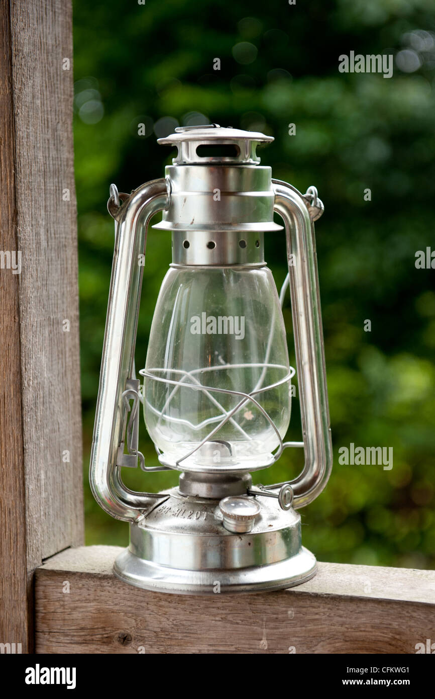 Metal Oil Lamp or Lantern Stock Photo Alamy