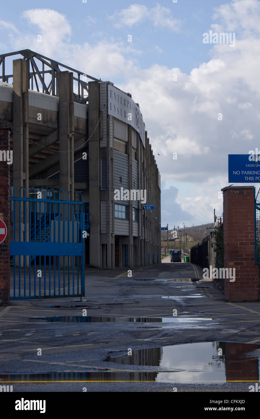 Leeds united football stadium elland road hi-res stock