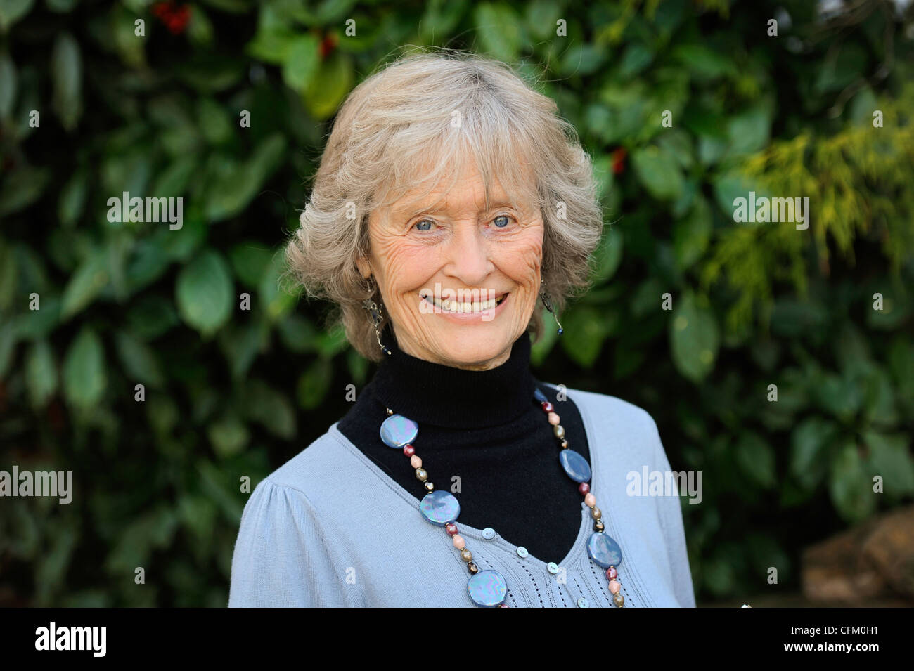 Virginia McKenna of the Born Free Foundation photographed in Lewes East Sussex, UK. Stock Photo