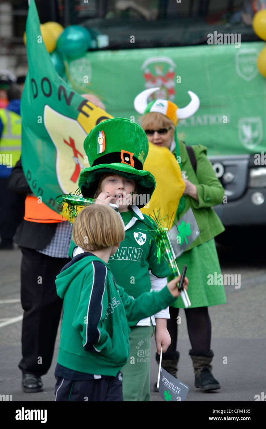 St Patrick's Day parade, London 2012 Stock Photo Alamy