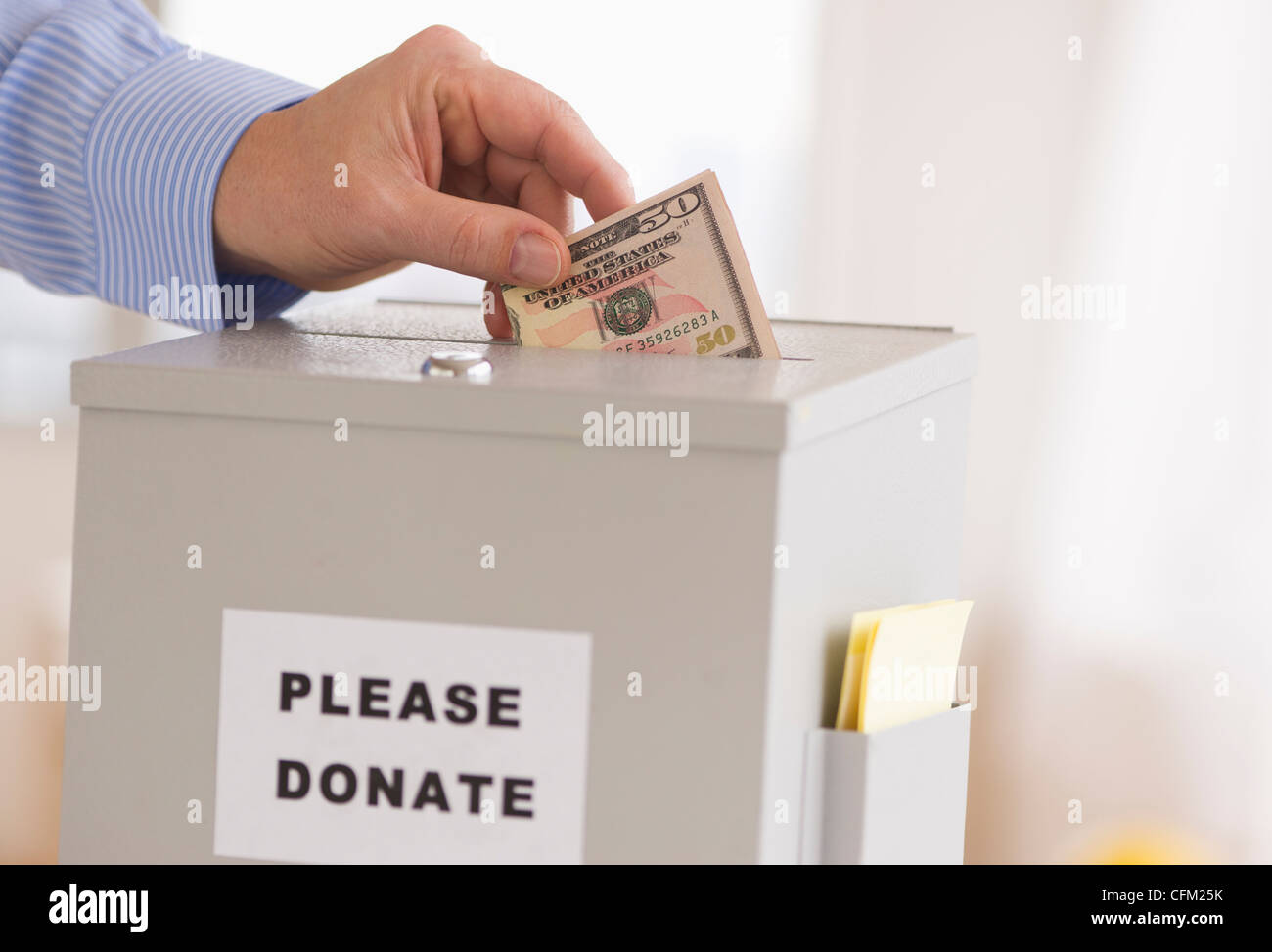 Donation box hires stock photography and images Alamy