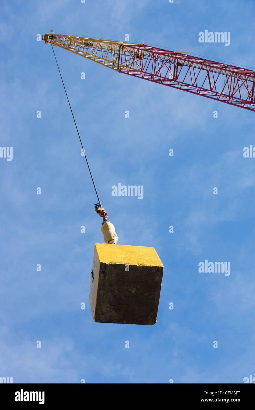 Heavy crane hook block hi-res stock photography and images - Alamy