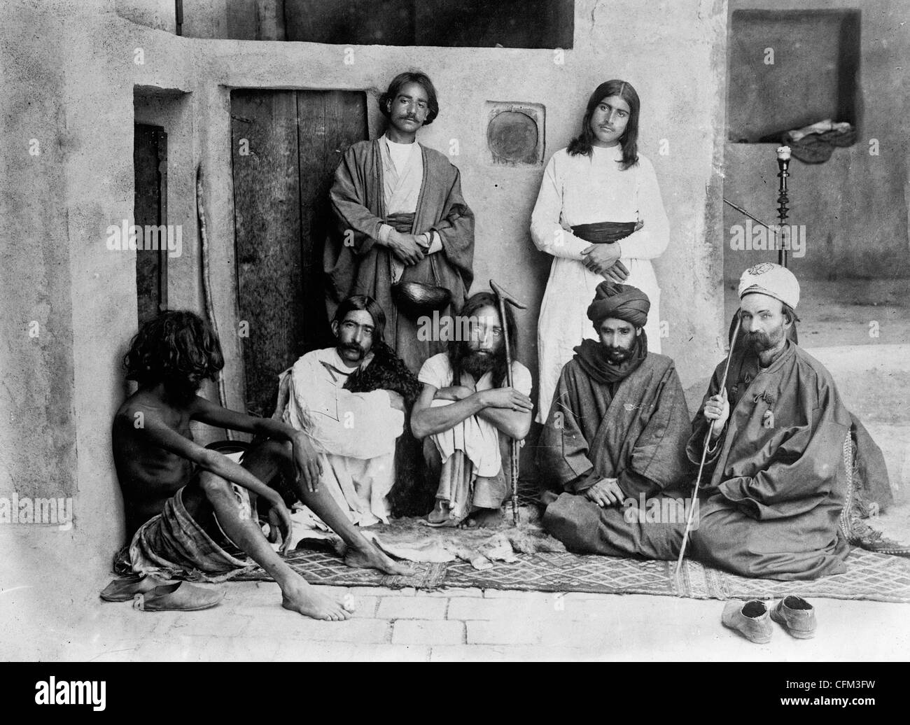 Persia - Dervishes, circa 1915 Stock Photo