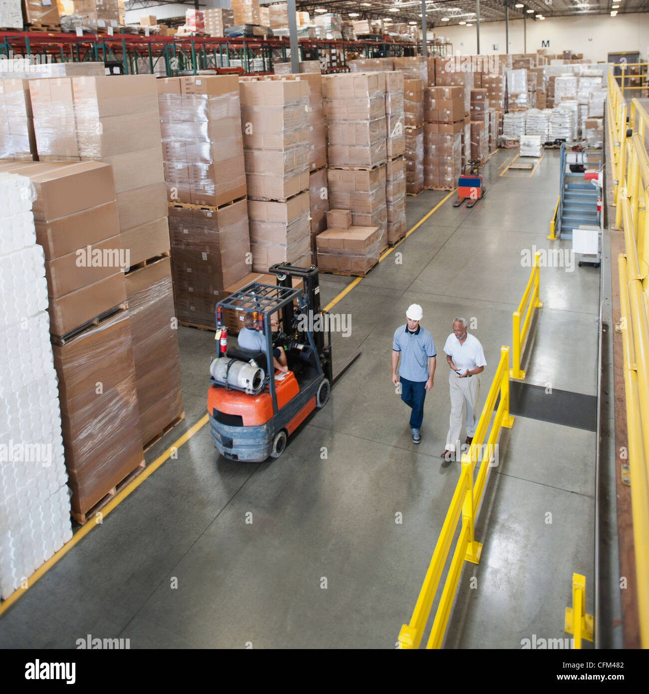USA, California, Santa Ana, Warehouse interior Stock Photo Alamy