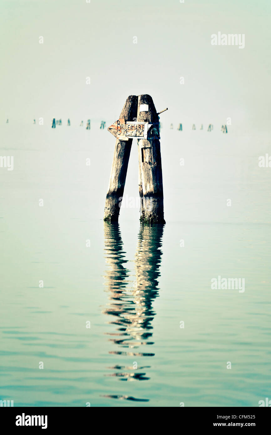 Guide in the sea Stock Photo - Alamy