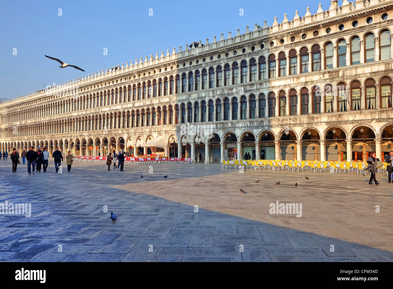 St. Mark's Square, Venice, Veneto, Italy Stock Photo