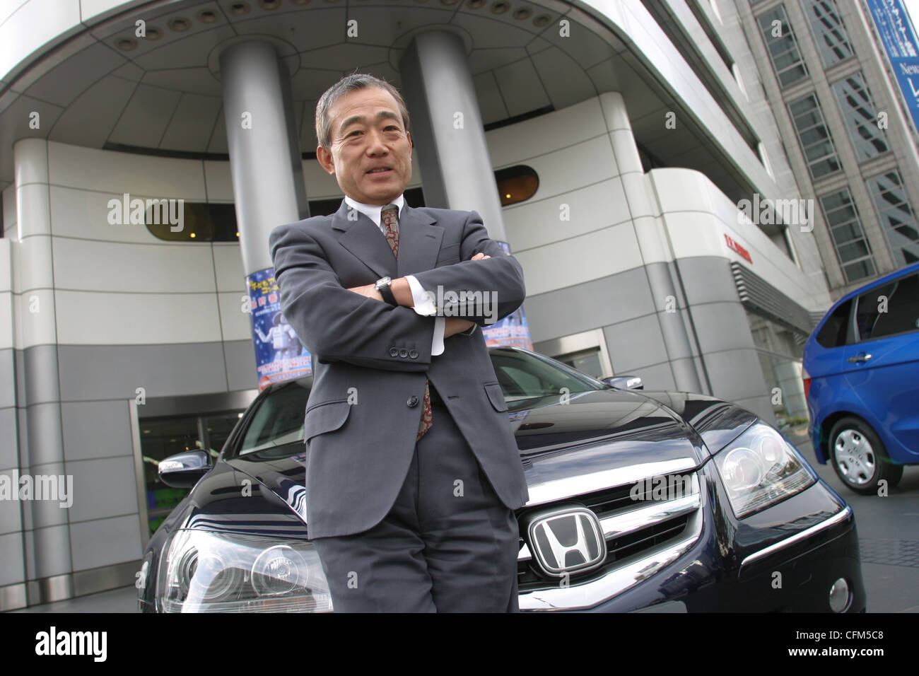 Takeo Fukui, President and CEO of Honda Motor Co.,Ltd., Tokyo, Japan ...