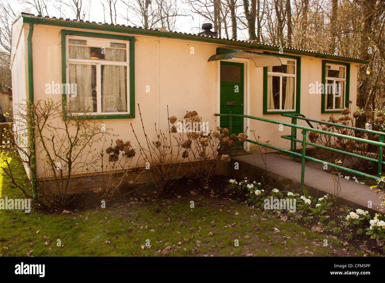 late 1940's alluminium prefab, temporary houses from just after WWII