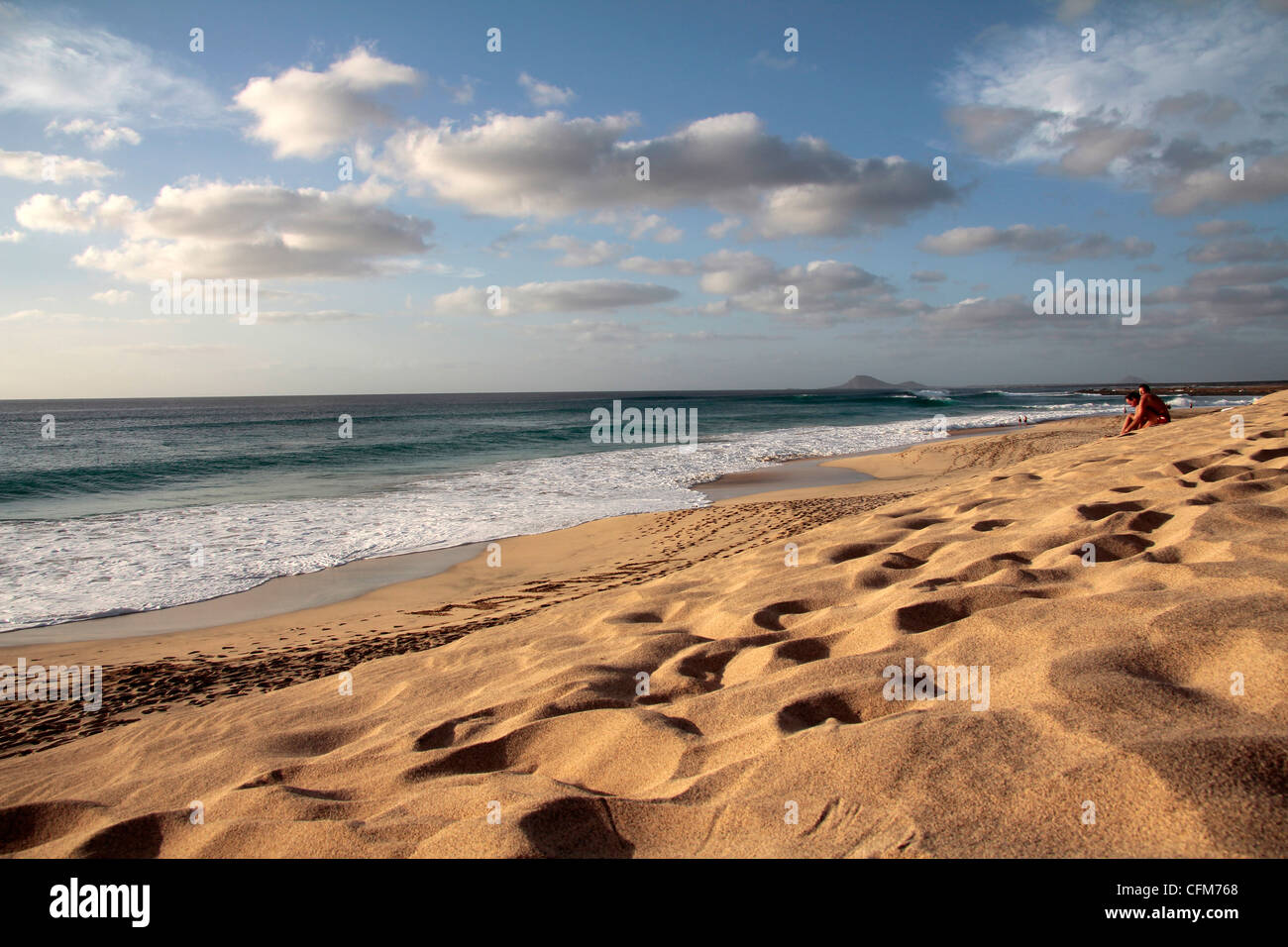 Santa Maria, Island Sal, Cape Verde Islands, Atlantic Ocean, Africa Stock Photo