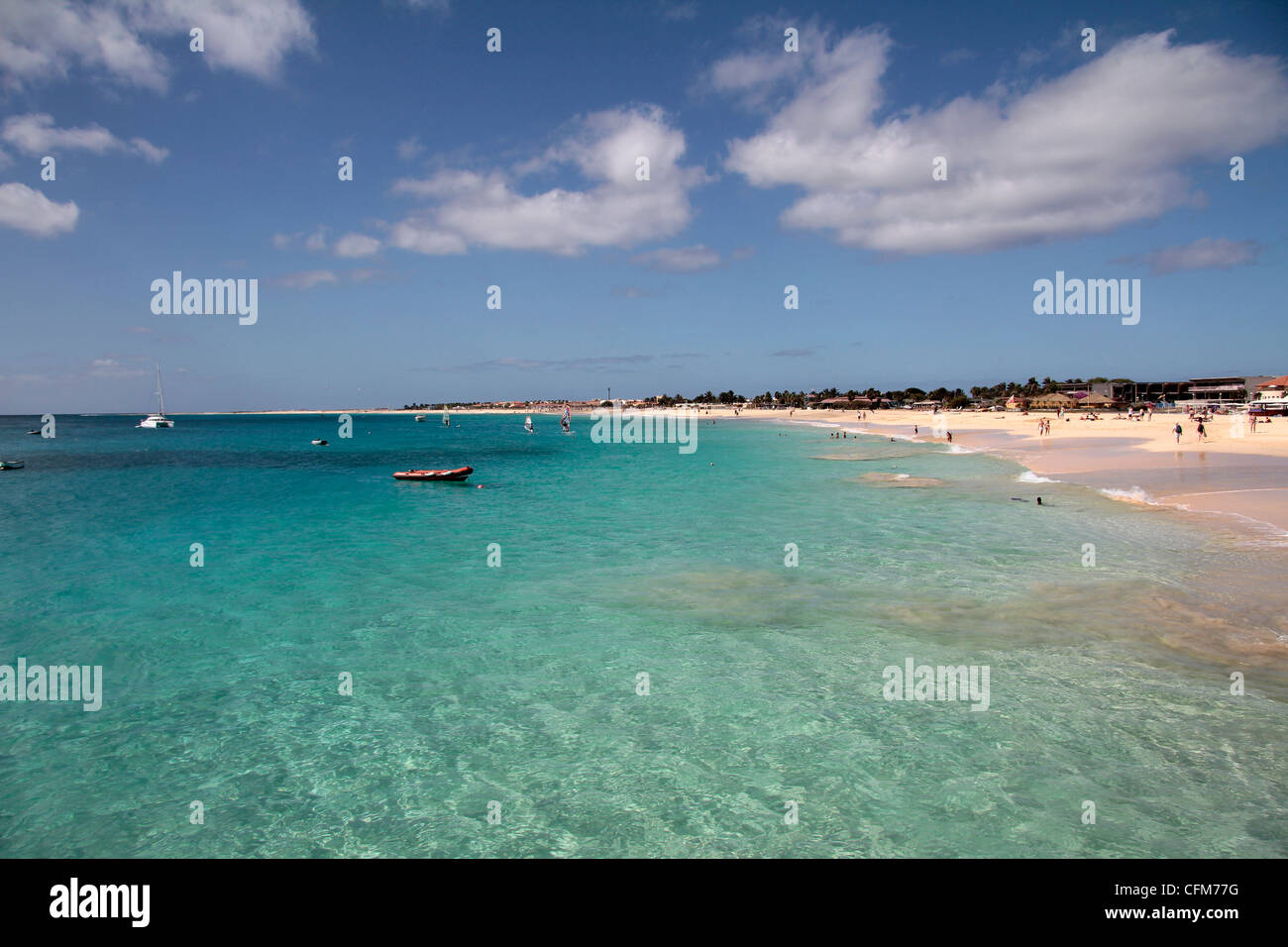 Santa Maria, Island Sal, Cape Verde, Atlantic Ocean, Africa Stock Photo