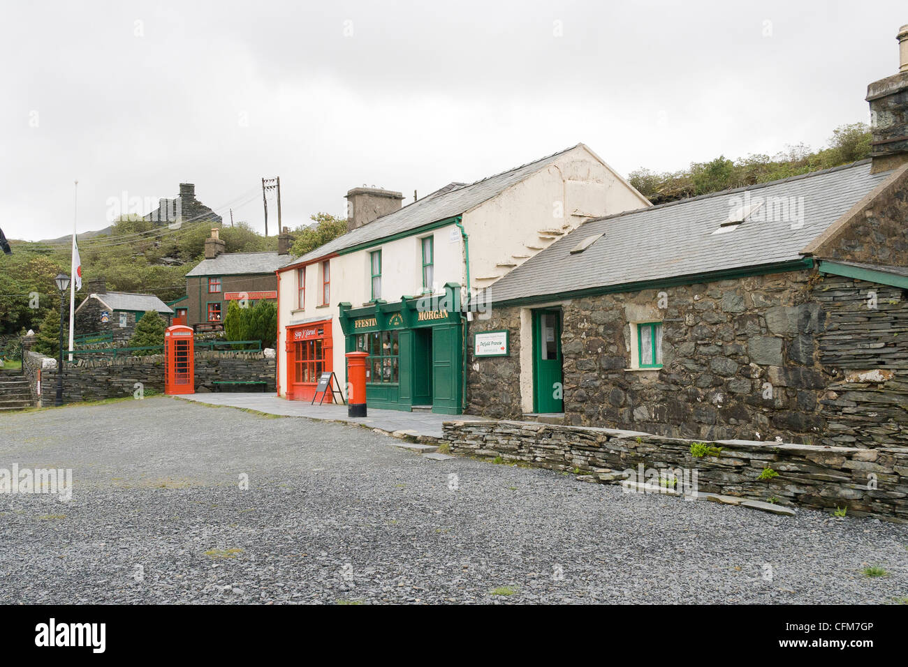 Blaenau Ffestiniog slate museum Stock Photo Alamy