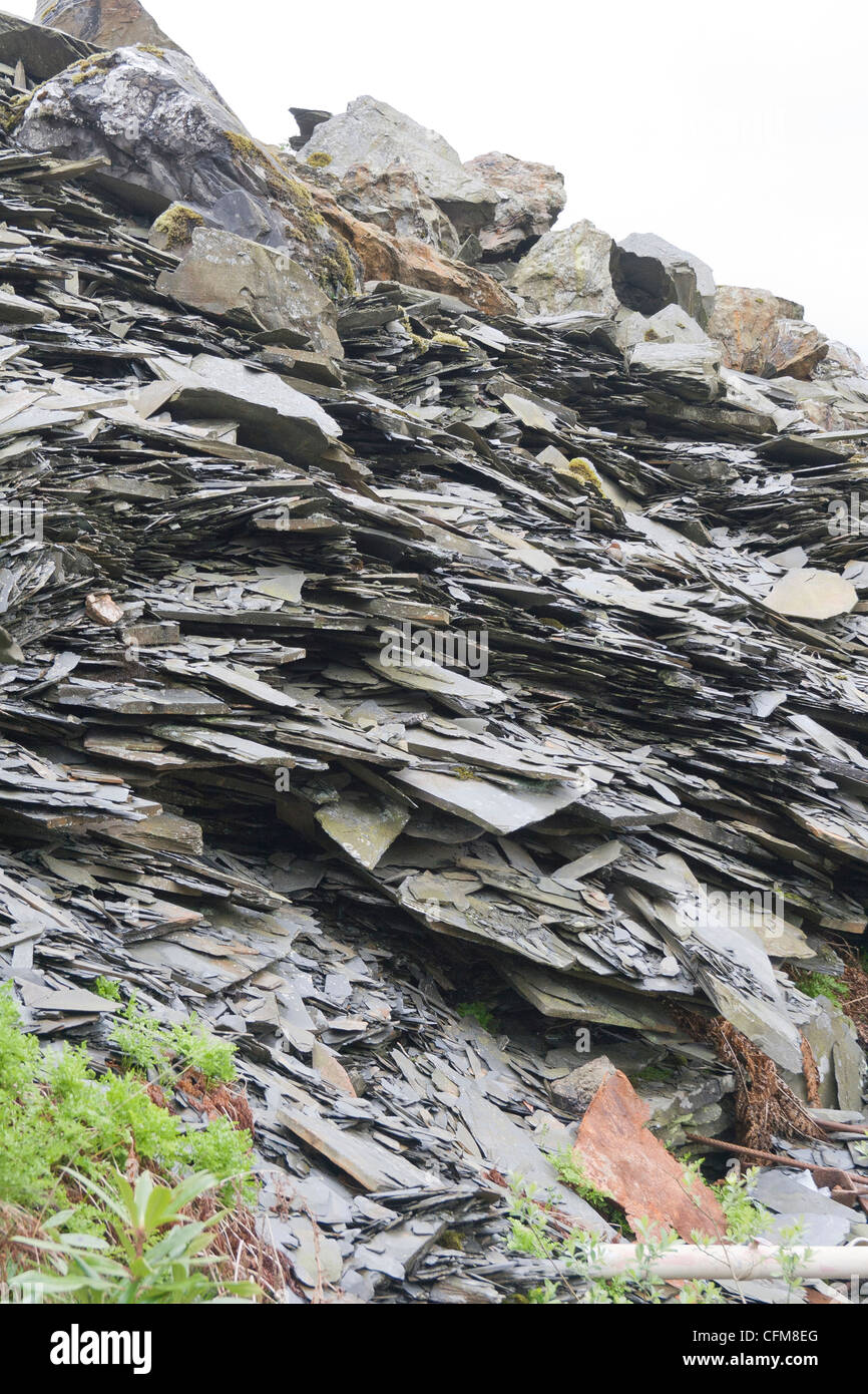 Blaenau Ffestiniog slate museum Stock Photo Alamy