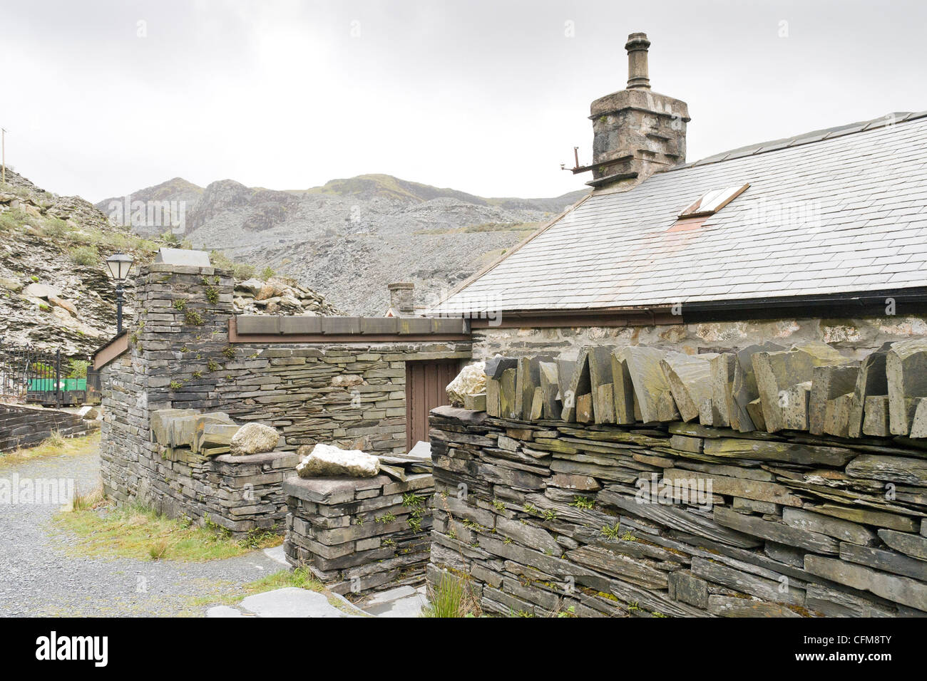 Blaenau Ffestiniog slate museum Stock Photo Alamy