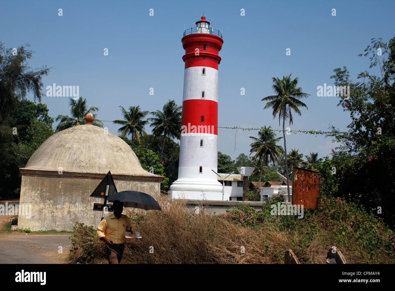 Lighthouse at Alapuzha, kerala, India Stock Photo