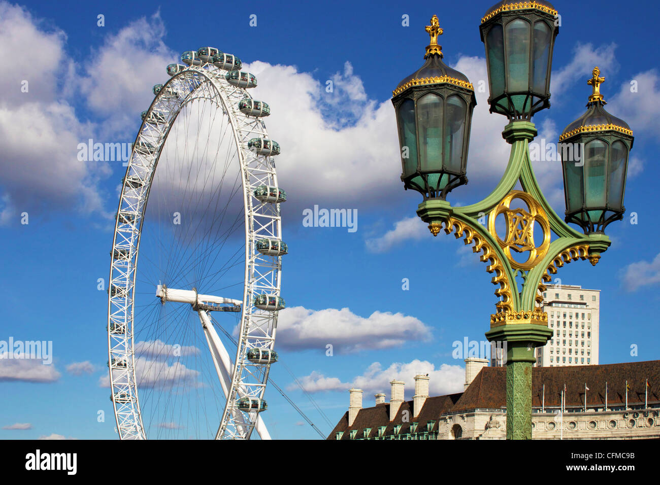 London Eye, London, England, United Kingdom, Europe Stock Photo