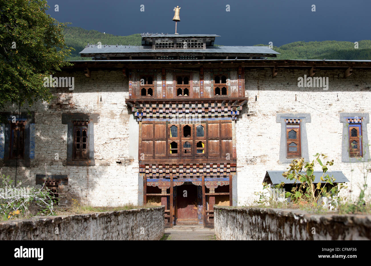 Wangdichholing Palace, Jakar, Bumthang, Bhutan, Asia Stock Photo