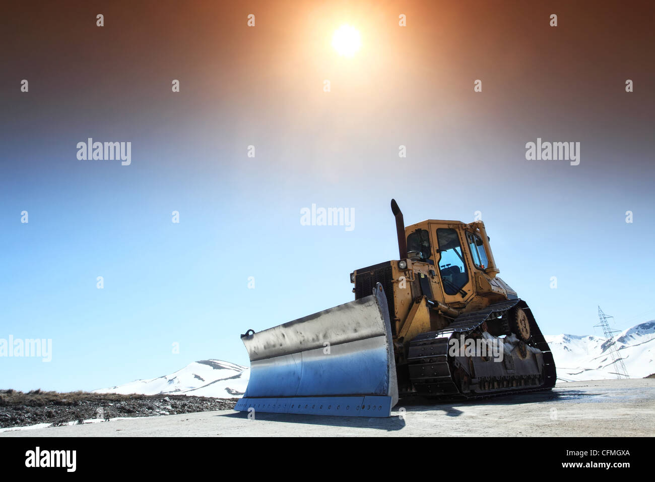 Snow-cleaner stock photo. Image of heavy, driving, equipment - 7634102