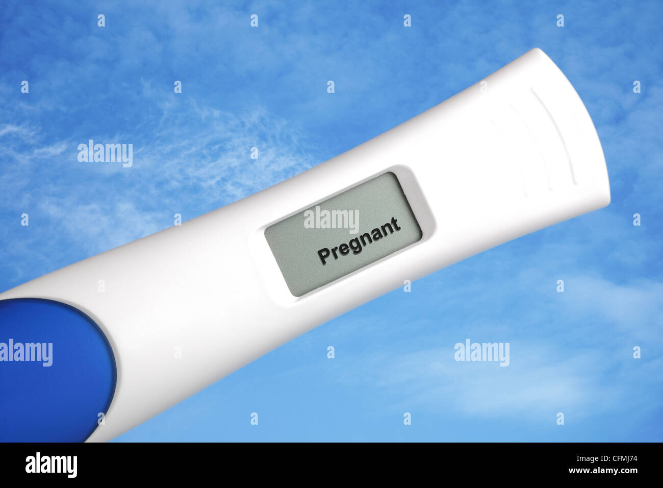 Pregnancy test Stock Photo
