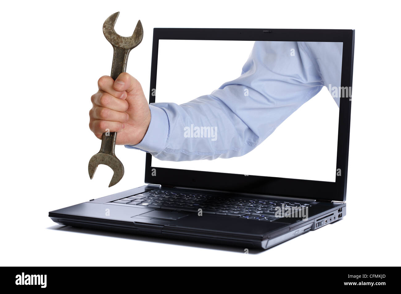 IT support engineer Stock Photo