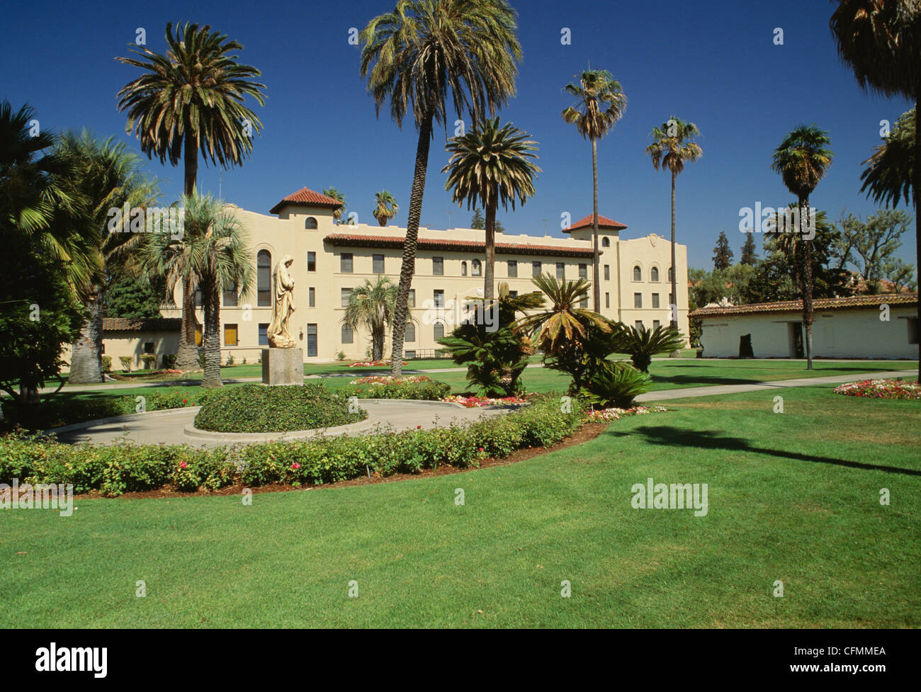 Santa Clara University campus landscape Stock Photo - Alamy
