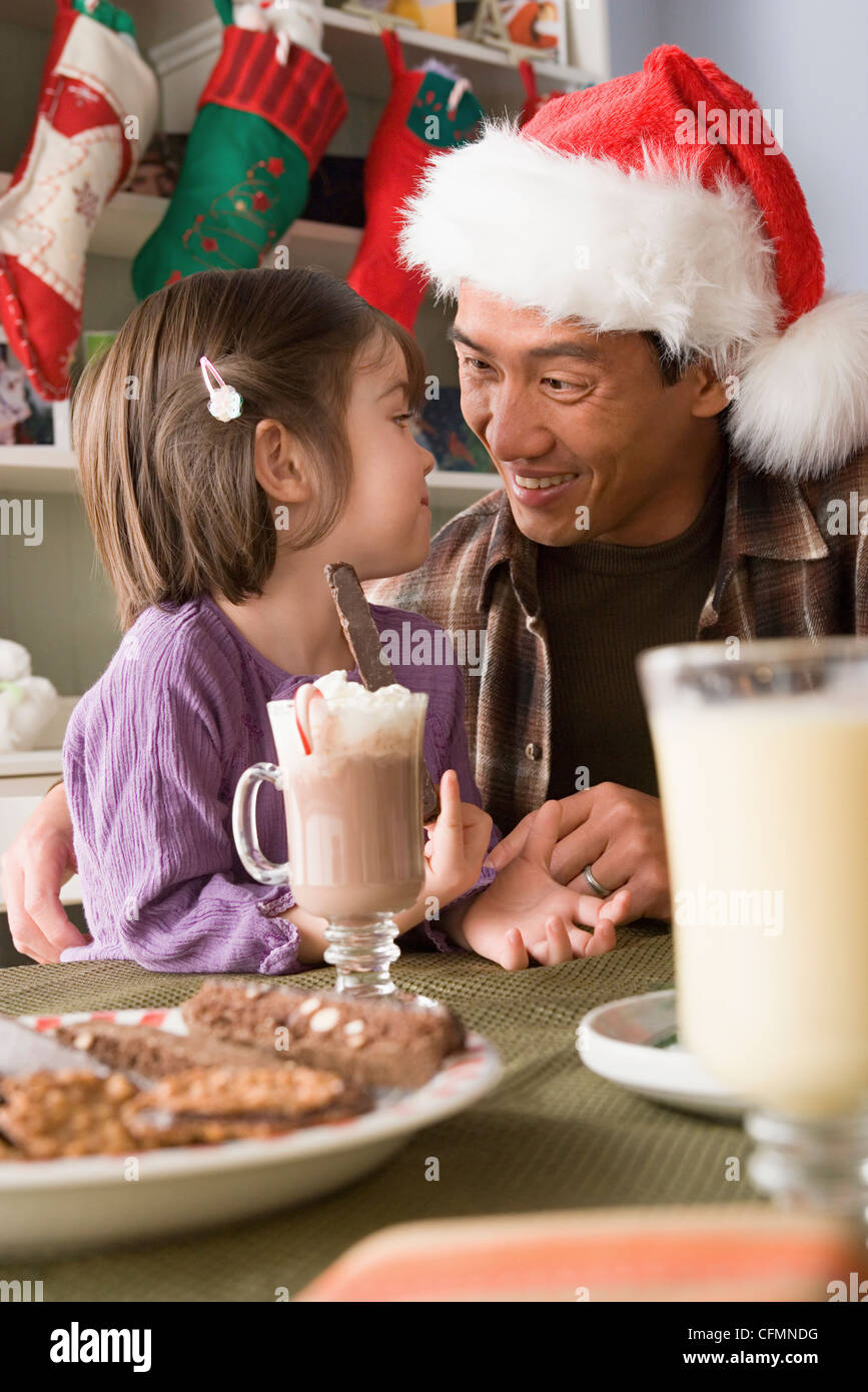 Chinese girls celebrating christmas hi-res stock photography and images ...