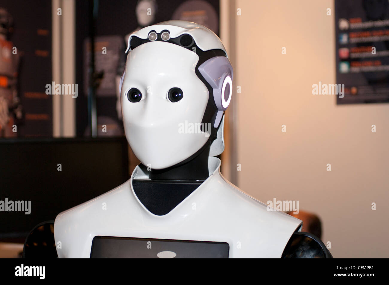 REEM guide and hostess robot from PAL robotics (Spanish company) in  INNOROBO, International and European summit in robotics Stock Photo - Alamy