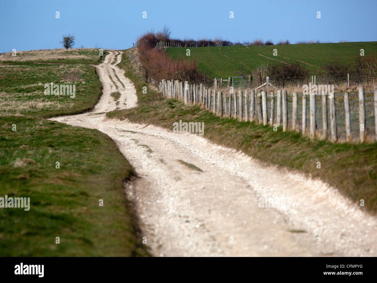 The Ridgway Trail Wiltshire Stock Photo