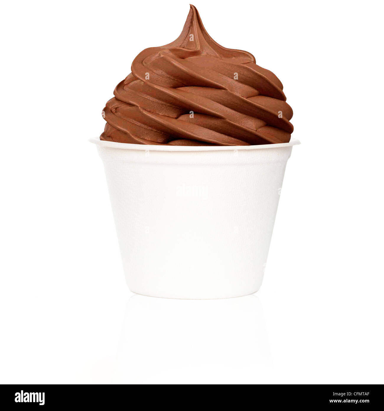 plain frozen yogurt Stock Photo Alamy