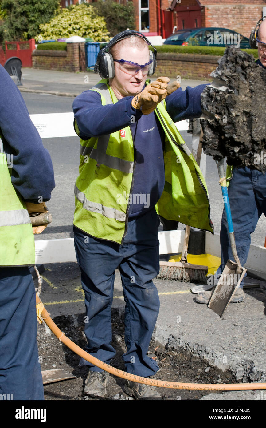National Grid Gas Leak Repair and Installation, Liverpool, Merseyside