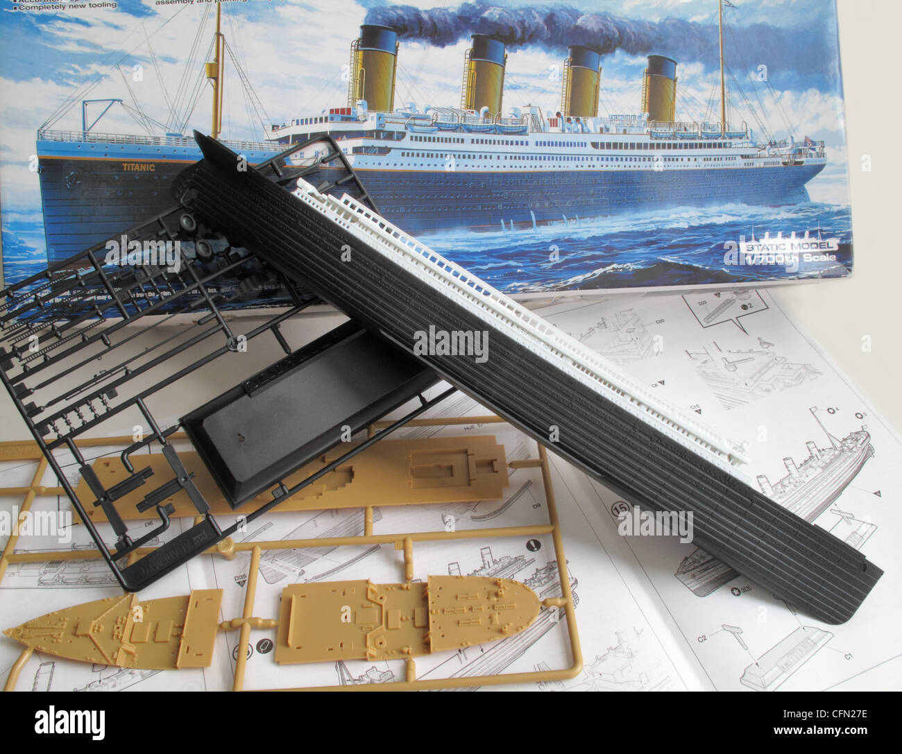 Maqueta Revell RMS Titanic Model Set - box containing the model