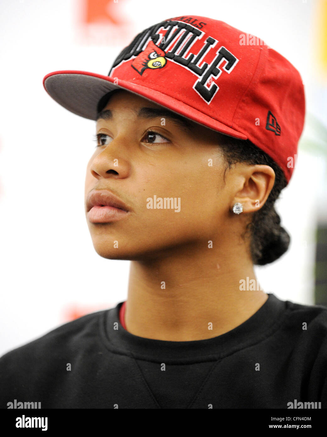 Roc Royal of Mindless Behavior signs autographs for fans during a meet