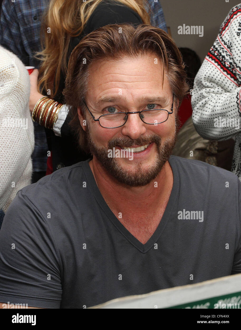 Greg Evigan at Christmas dinner at the Evigan family home. Woodland