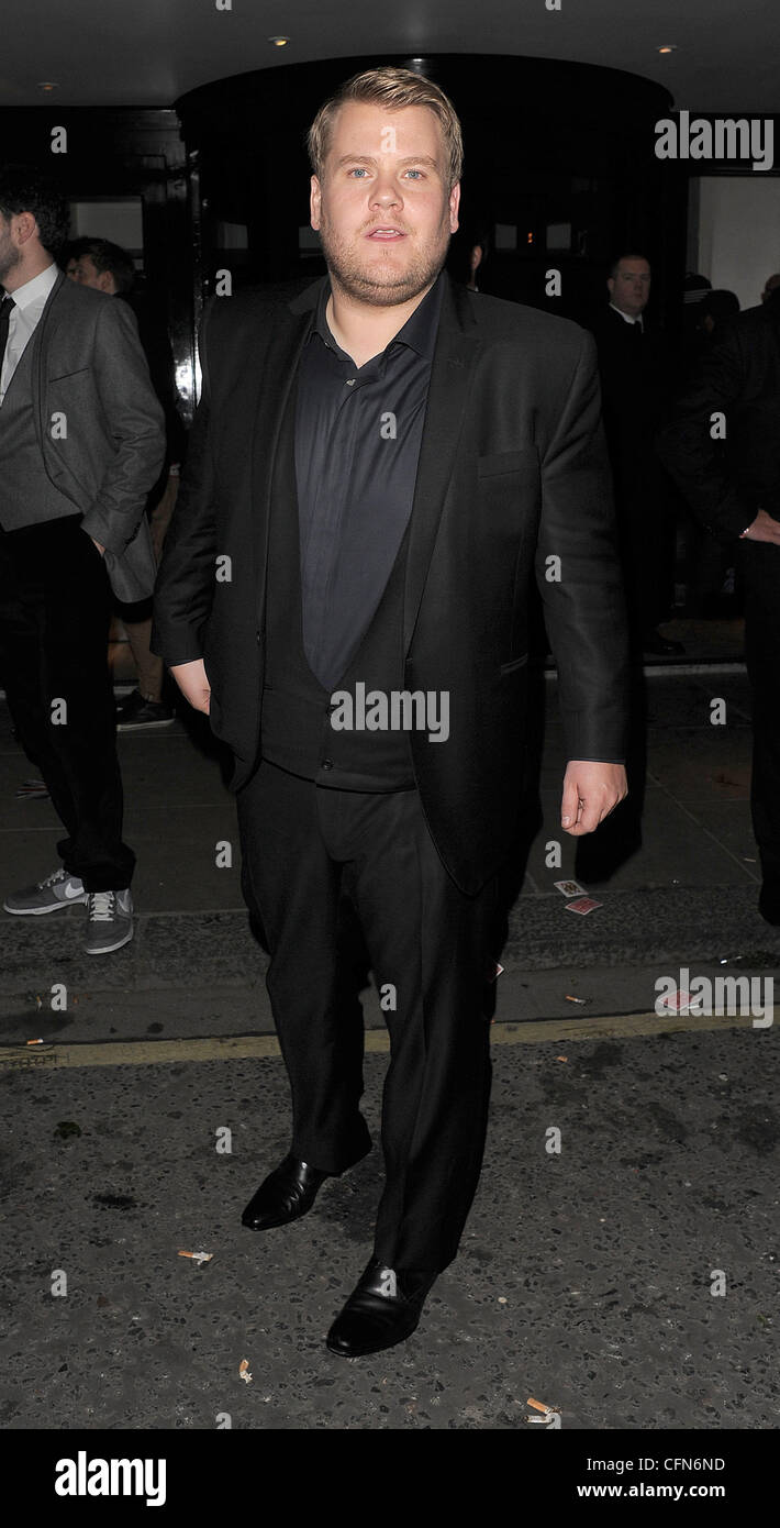 James Corden. The Brit Awards 2011 Afterparty, Held At The Savoy Hotel 