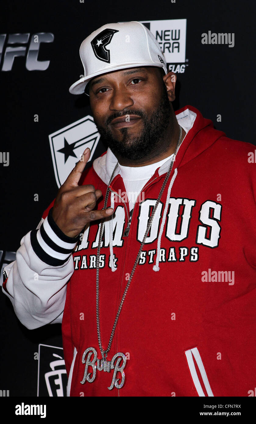 Bun B XS Nightclub Kicks Off Magic With Famous Stars and Straps Party featuring a performance by Travis Barker at Encore Resort and Casino  Las Vegas, Nevada - 15.02.11 Stock Photo