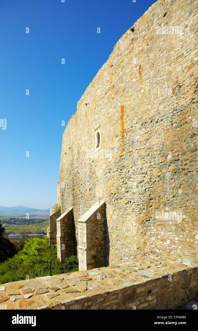 Neamt Citadel Ruins and Museum.Romania Editorial Stock Photo