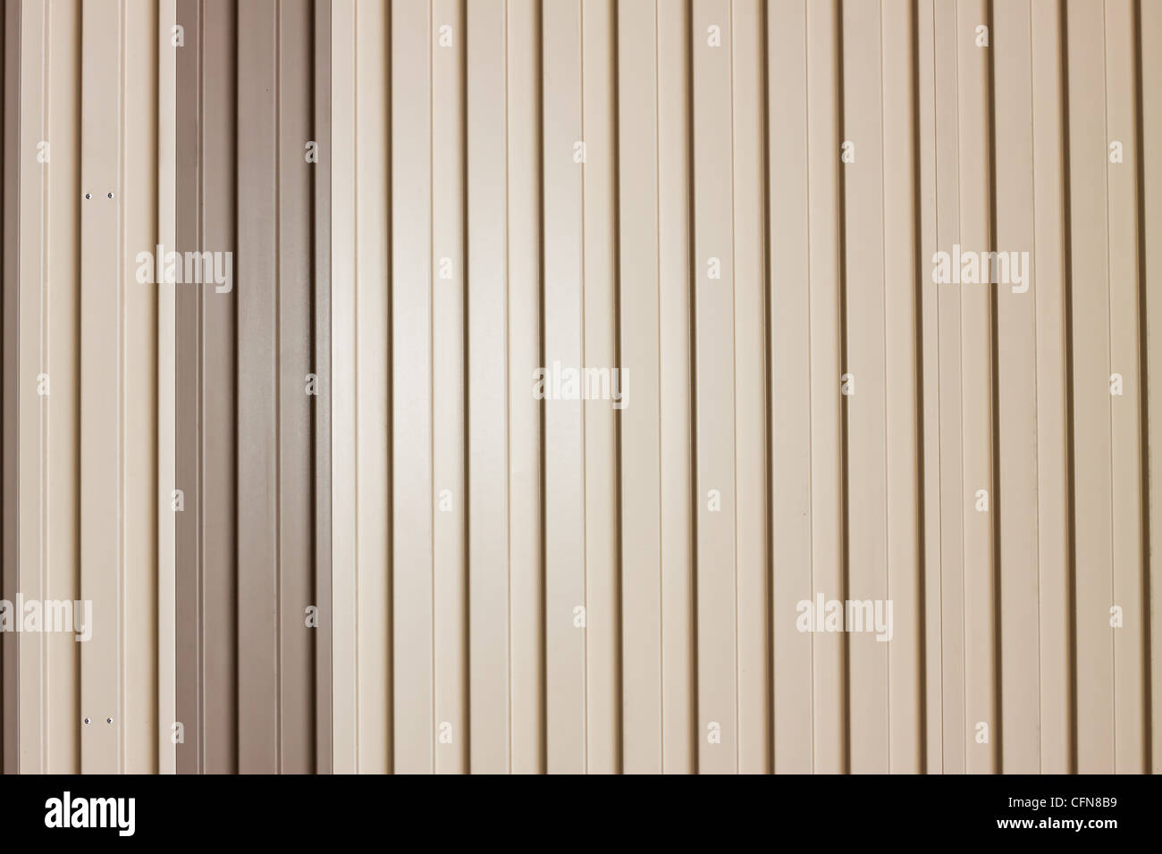 Clean lines of Metal Door Stock Photo Alamy