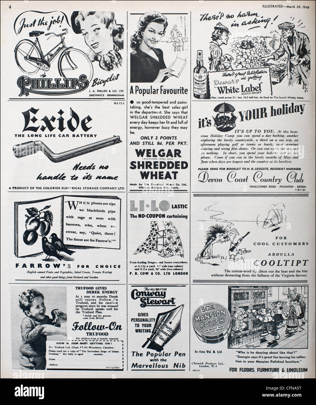 Historical advertisements hi-res stock photography and images - Alamy