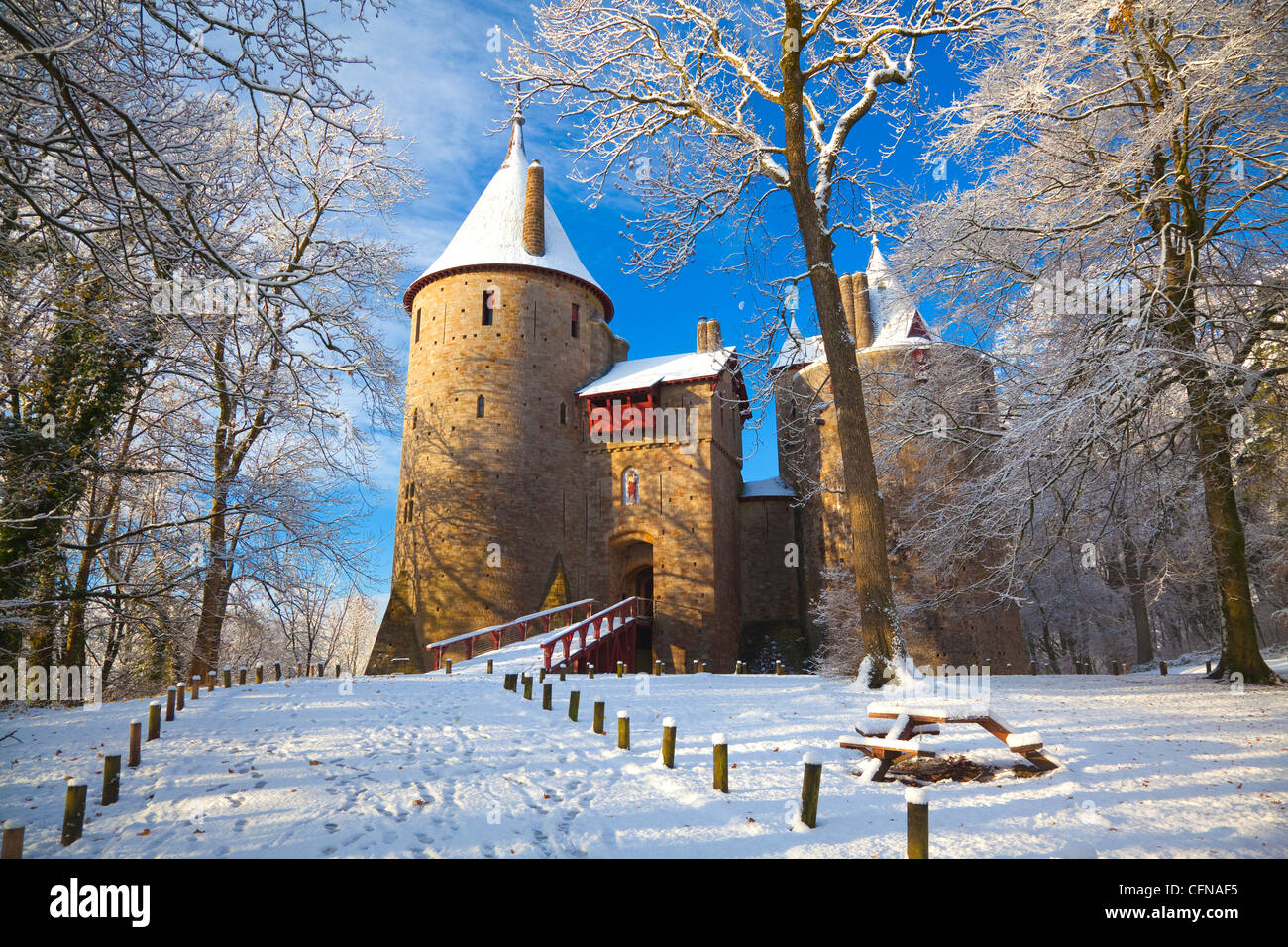 Castell Coch, Tongwynlais, Cardiff, South Wales, Wales, United Kingdom, Europe Stock Photo