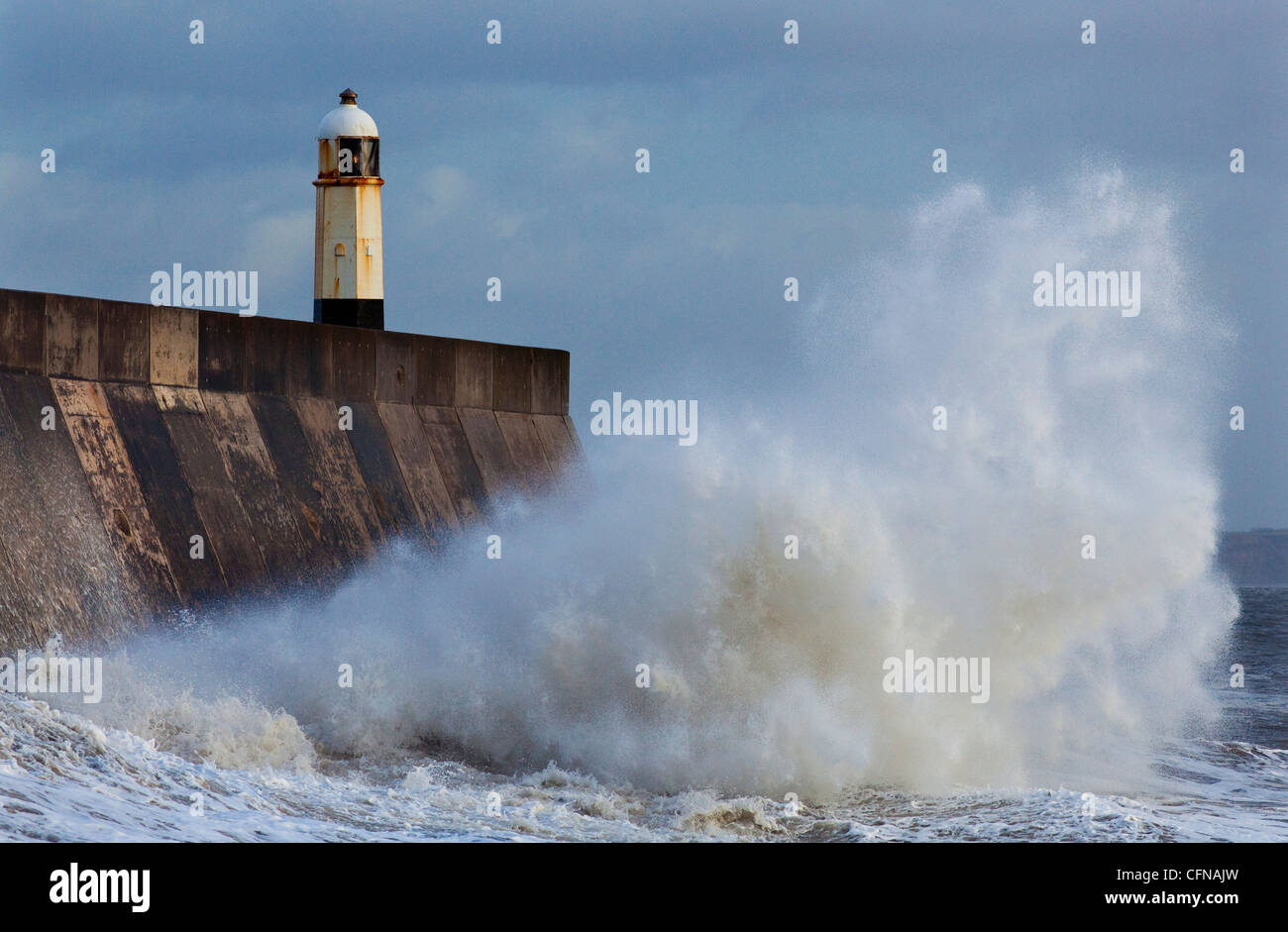 Harbour light, Porthcawl, South Wales, Wales, United Kingdom, Europe Stock Photo