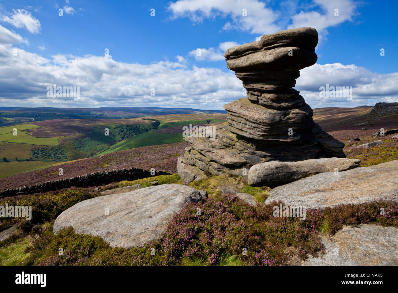 Salt Cellar Rock, Derbyshire, England, United Kingdom, Europe Stock