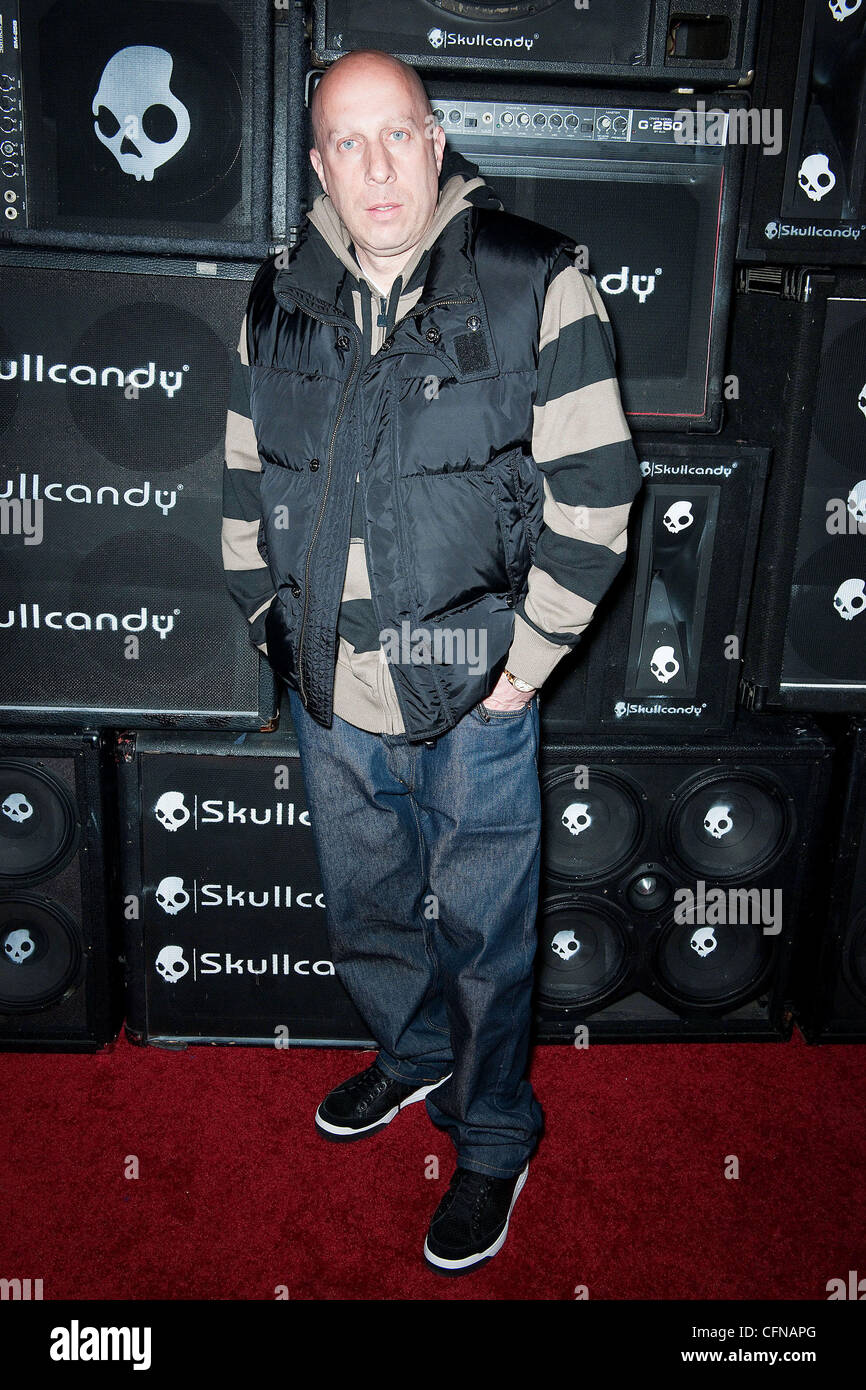 Steve Lobel  NBA All Star Kick off Party hosted by Skullcandy, held at The Grammy Museum at LA Live Los Angeles, USA - 17.02.11 Stock Photo
