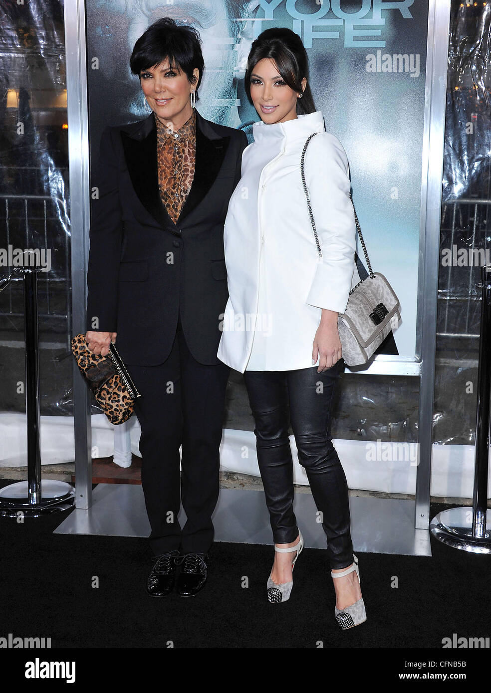 Kim Kardashian and mother Kris Jenner The Los Angeles Premiere of