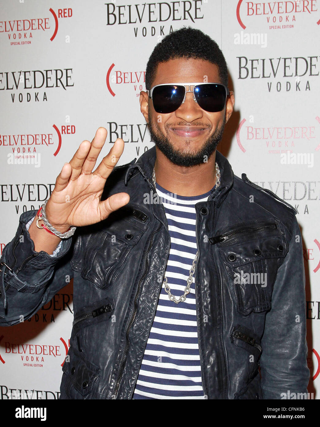 Usher Belvedere Vodka Launch Party For (RED) Special Edition Bottle Held At  Avalon Hollywood, California - 10.02.11 Stock Photo - Alamy