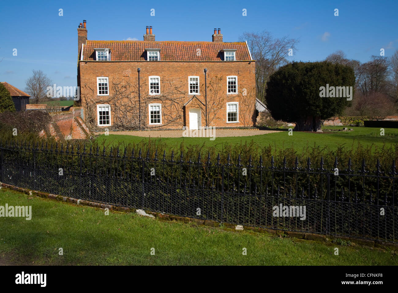 Large detached farmhouse Dallinghoo, Suffolk, England Stock Photo Alamy