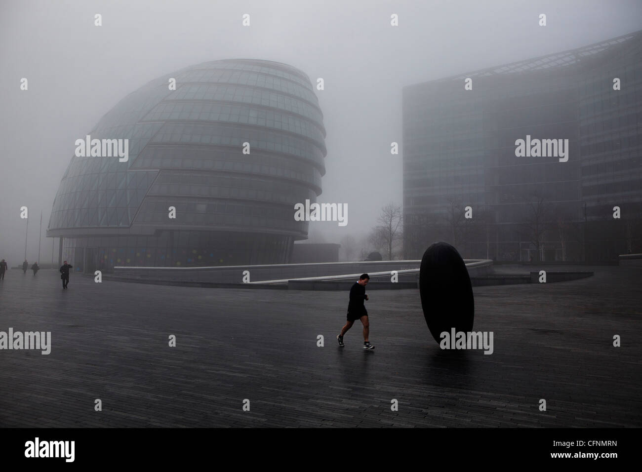 mist in london Stock Photo